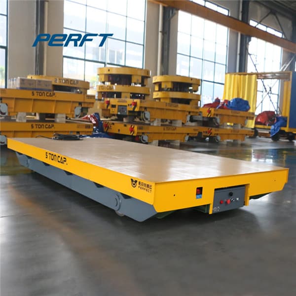 motorized rail cart with fork lift pockets for transporting 90t
